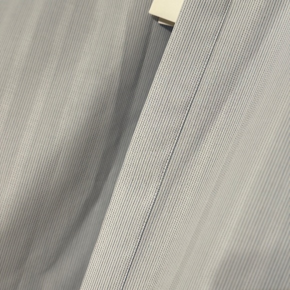 Calvin Klein Non-Iron Shirt M - Ballad Blue Delicate Stripe w/ Original Tags - Picture 5 of 11